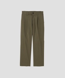 Margaret Howell コットンシルク　ブラックストレートチノスラックス Margaret Howell コットンシルク ブラックストレートチノスラックス