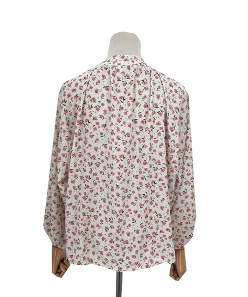 Amulet(アミュレット)の「花柄フェミニンブラウス(シャツ/ブラウス・レディース・イエロー/ホワイト・L/M/XL)」の13枚目の写真
