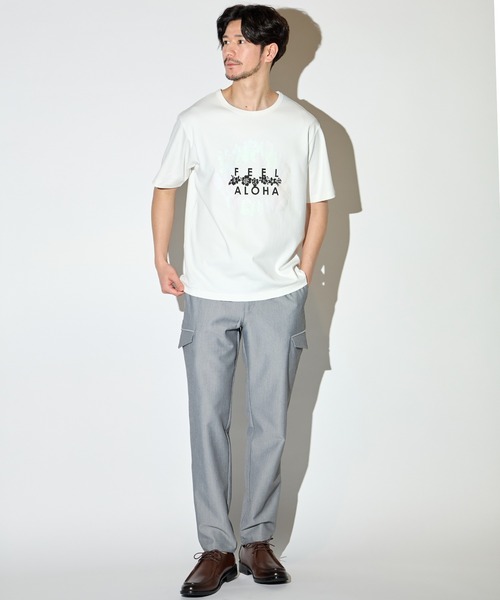 UNION STATION（ユニオンステーション）の「【Lilly&Emma/リリー&エマ】 別注 オリジナルTシャツ/半袖 フラッシュプリントTEE（Tシャツ/カットソー・メンズ・ホワイト系その他/ホワイト・LL/M/L）」の14枚目の写真