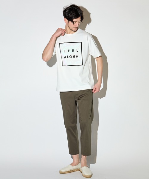 UNION STATION（ユニオンステーション）の「【Lilly&Emma/リリー&エマ】 別注 オリジナルTシャツ/半袖 フラッシュプリントTEE（Tシャツ/カットソー・メンズ・ホワイト系その他/ホワイト・LL/M/L）」の17枚目の写真