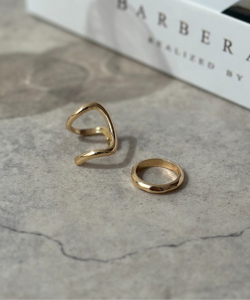 apres jour clair（アプレジュールクレア）の「【apres jour clair×ARIAZ】ニュアンスリングSET（リング・レディース・ゴールド/シルバー・FREE）」の4枚目の写真