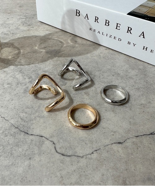 apres jour clair（アプレジュールクレア）の「【apres jour clair×ARIAZ】ニュアンスリングSET（リング・レディース・ゴールド/シルバー・FREE）」の5枚目の写真