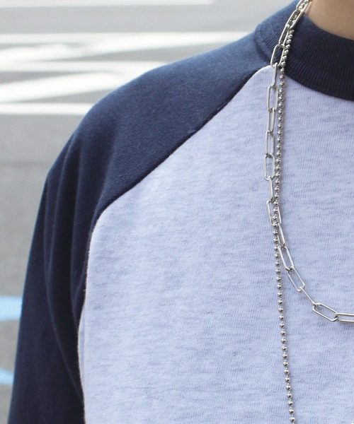 SCREEN STARS(スクリーンスターズ)の「【ZOZO限定】オーバーサイズラグランTシャツ(Tシャツ/カットソー・レディース・ネイビー/グリーン/ブラック・M/L)」の7枚目の写真