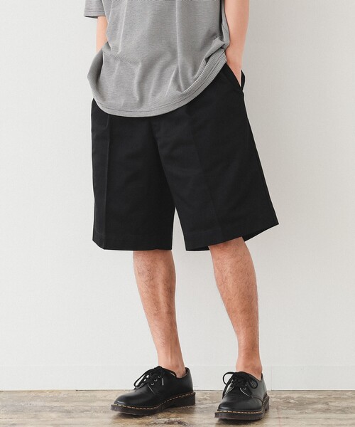 BEAMS（ビームス）の「BEAMS / 1プリーツ ショーツ（その他パンツ・メンズ・ブラック/ワイン/ベージュ/ネイビー・S/M/L/XL）」の6枚目の写真