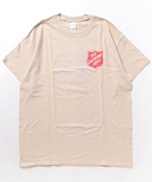 B.I.D.(ビーアイディー)の「THE SALVATION ARMY / Shield Logo Front & Back Tee(Tシャツ/カットソー・レディース・ブラック/ベージュ/ネイビー/ホワイト・LARGE/MEDIUM/X-LARGE)」の3枚目の写真