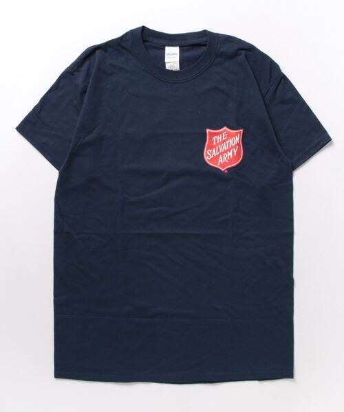B.I.D.(ビーアイディー)の「THE SALVATION ARMY / Shield Logo Front & Back Tee(Tシャツ/カットソー・レディース・ブラック/ベージュ/ネイビー/ホワイト・LARGE/MEDIUM/X-LARGE)」の4枚目の写真