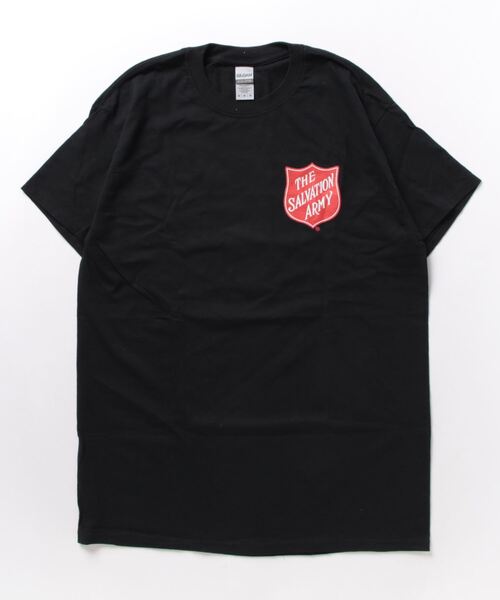 B.I.D.(ビーアイディー)の「THE SALVATION ARMY / Shield Logo Front & Back Tee(Tシャツ/カットソー・レディース・ブラック/ベージュ/ネイビー/ホワイト・LARGE/MEDIUM/X-LARGE)」の2枚目の写真