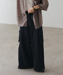 epnok | バギーワイドフレアカーゴデニム(デニムパンツ)