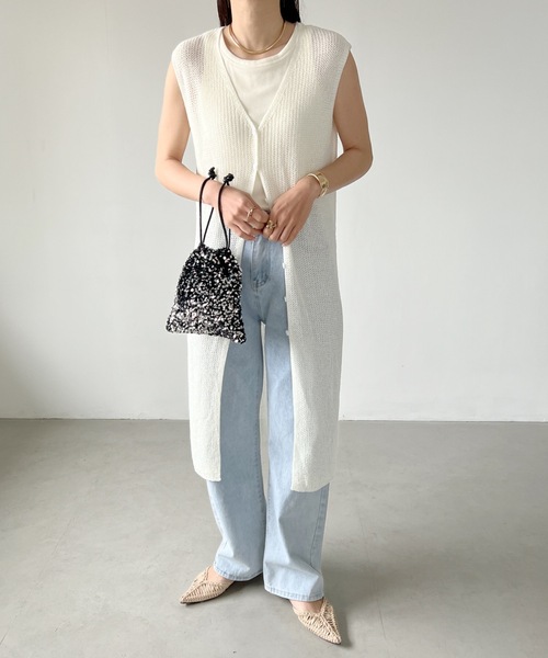 MYMOOD.（マイムード）の「2WAYスパンコール巾着ミニショルダー（ショルダーバッグ・レディース・シルバー/ブラック・FREE）」の19枚目の写真