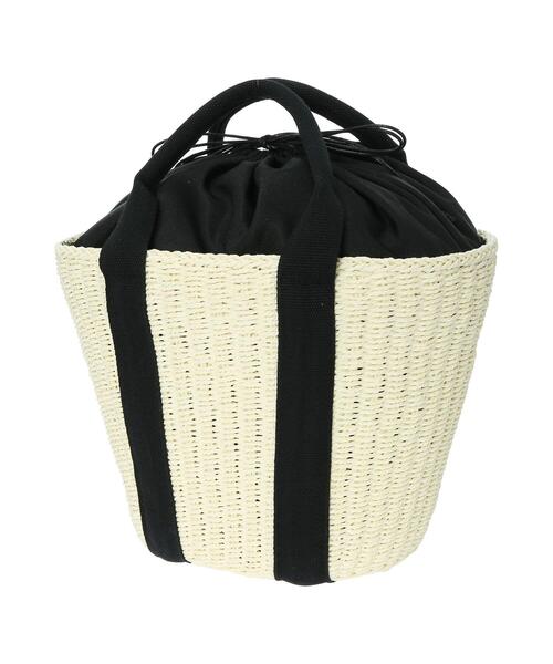 Te chichi(テチチ)の「テープハンドルペーパートートバッグ(ハンドバッグ・レディース・キャメル/ホワイト/グレー・フリ-)」の15枚目の写真