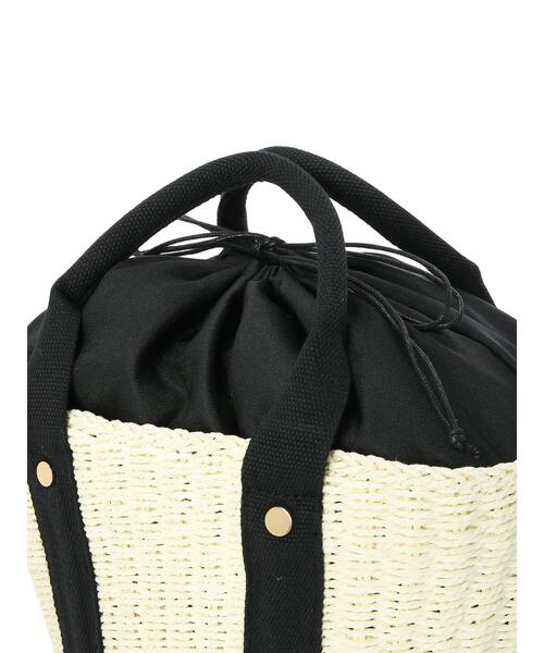 Te chichi(テチチ)の「テープハンドルペーパートートバッグ(ハンドバッグ・レディース・キャメル/ホワイト/グレー・フリ-)」の17枚目の写真