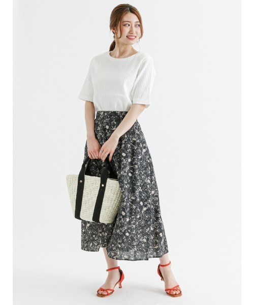 Te chichi(テチチ)の「テープハンドルペーパートートバッグ(ハンドバッグ・レディース・キャメル/ホワイト/グレー・フリ-)」の13枚目の写真