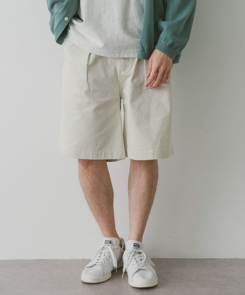 URBAN RESEARCH DOORS(アーバンリサーチドアーズ)の「ワイドチノショーツ(その他パンツ・メンズ・ベージュ/ネイビー/ホワイト系その他・MEDIUM/LARGE)」の7枚目の写真