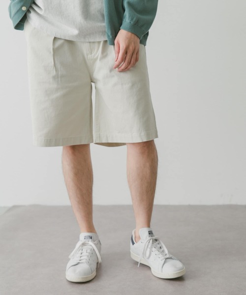 URBAN RESEARCH DOORS(アーバンリサーチドアーズ)の「ワイドチノショーツ(その他パンツ・メンズ・ベージュ/ネイビー/ホワイト系その他・MEDIUM/LARGE)」の8枚目の写真