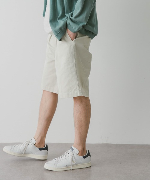 URBAN RESEARCH DOORS(アーバンリサーチドアーズ)の「ワイドチノショーツ(その他パンツ・メンズ・ベージュ/ネイビー/ホワイト系その他・MEDIUM/LARGE)」の9枚目の写真