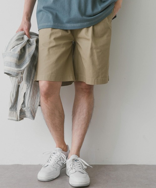 URBAN RESEARCH DOORS(アーバンリサーチドアーズ)の「ワイドチノショーツ(その他パンツ・メンズ・ベージュ/ネイビー/ホワイト系その他・MEDIUM/LARGE)」の14枚目の写真
