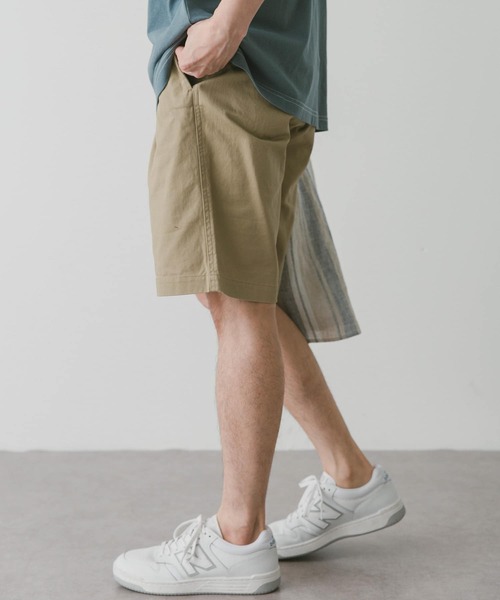 URBAN RESEARCH DOORS(アーバンリサーチドアーズ)の「ワイドチノショーツ(その他パンツ・メンズ・ベージュ/ネイビー/ホワイト系その他・MEDIUM/LARGE)」の18枚目の写真