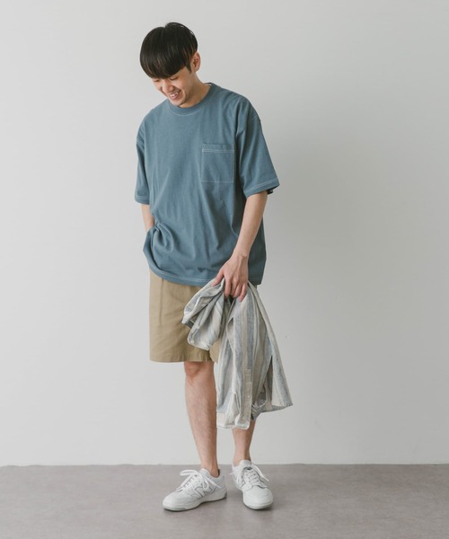 URBAN RESEARCH DOORS(アーバンリサーチドアーズ)の「ワイドチノショーツ(その他パンツ・メンズ・ベージュ/ネイビー/ホワイト系その他・MEDIUM/LARGE)」の19枚目の写真