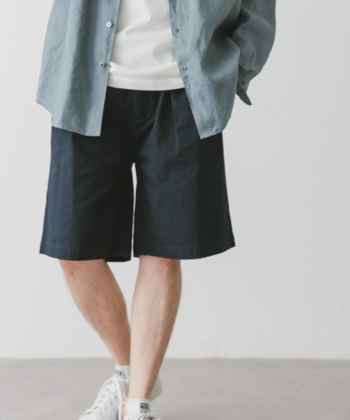 URBAN RESEARCH DOORS(アーバンリサーチドアーズ)の「ワイドチノショーツ(その他パンツ・メンズ・ベージュ/ネイビー/ホワイト系その他・MEDIUM/LARGE)」の21枚目の写真
