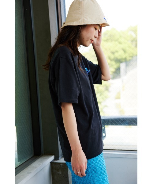 RODEO CROWNS WIDE BOWL（ロデオクラウンズワイドボウル）の「サウナボーイ SAUNA LOVERS Tシャツ（Tシャツ/カットソー・レディース・ブラック/オフホワイト/ミント・MEDIUM/LARGE）」の15枚目の写真