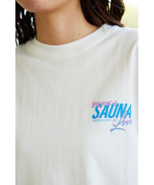 RODEO CROWNS WIDE BOWL（ロデオクラウンズワイドボウル）の「サウナボーイ SAUNA LOVERS Tシャツ（Tシャツ/カットソー・レディース・ブラック/オフホワイト/ミント・MEDIUM/LARGE）」の19枚目の写真