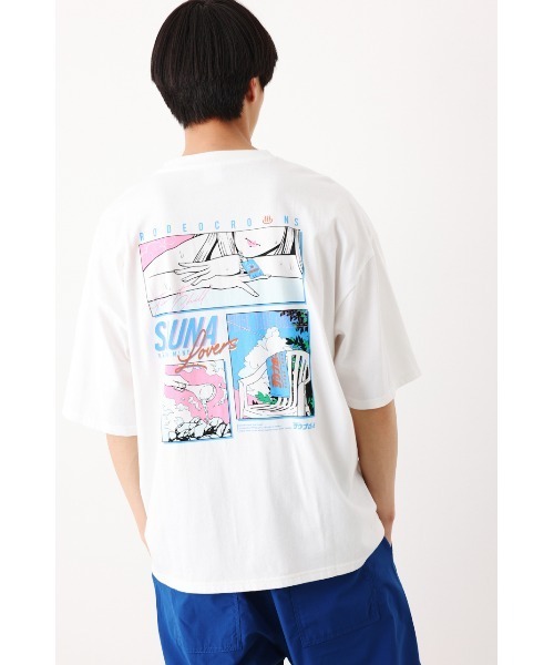 RODEO CROWNS WIDE BOWL（ロデオクラウンズワイドボウル）の「サウナボーイ SAUNA LOVERS Tシャツ（Tシャツ/カットソー・レディース・ブラック/オフホワイト/ミント・MEDIUM/LARGE）」の12枚目の写真