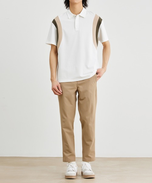 Cloudstyle（クラウドスタイル）の「【Cloudstyle】半袖ポロシャツ（ポロシャツ・メンズ・グリーン/ホワイト/ブラック・MEDIUM/LARGE/X-LARGE）」の4枚目の写真