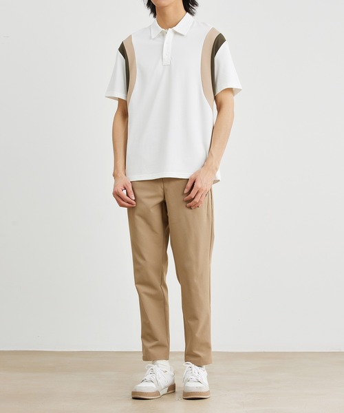 Cloudstyle（クラウドスタイル）の「【Cloudstyle】半袖ポロシャツ（ポロシャツ・メンズ・グリーン/ホワイト/ブラック・MEDIUM/LARGE/X-LARGE）」の5枚目の写真