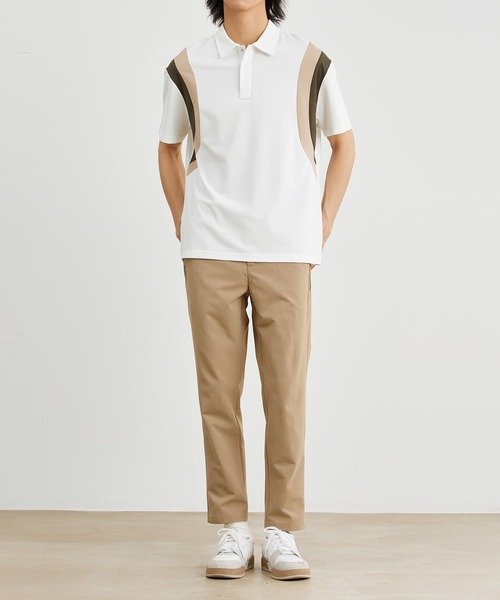 Cloudstyle（クラウドスタイル）の「【Cloudstyle】半袖ポロシャツ（ポロシャツ・メンズ・グリーン/ホワイト/ブラック・MEDIUM/LARGE/X-LARGE）」の6枚目の写真