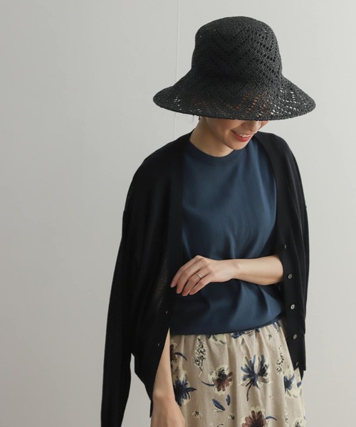 URBAN RESEARCH DOORS（アーバンリサーチドアーズ）の「ウォッシャブルニットVネックカーディガン（カーディガン/ボレロ・レディース・ベージュ/ブラック・MEDIUM）」の18枚目の写真