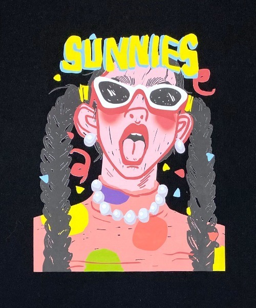 Riff（リフ）の「オーバーサイズプリントT（Tシャツ/カットソー・レディース・ブラック/モカ・FREE）」の13枚目の写真