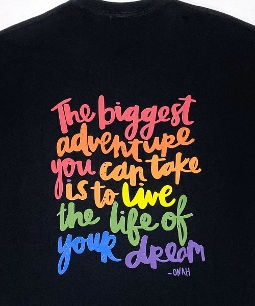 Riff（リフ）の「オーバーサイズプリントT（Tシャツ/カットソー・レディース・ブラック/モカ・FREE）」の15枚目の写真