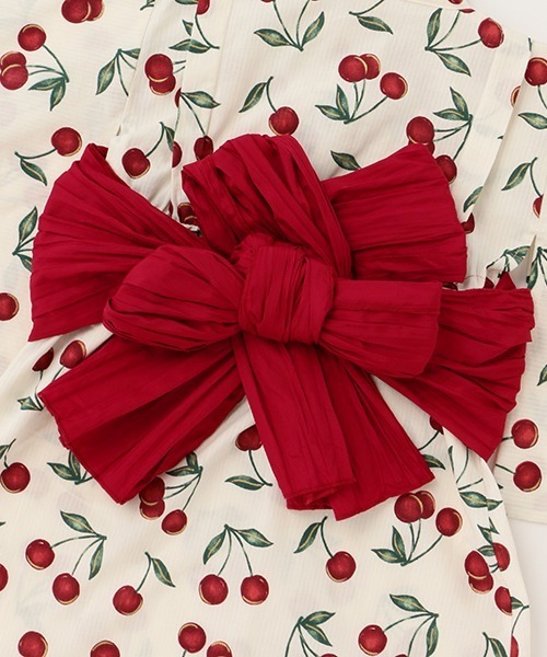 petit main(プティマイン)の「レースつき浴衣(浴衣・キッズ・レッド/ラベンダー・120cm/100cm/130cm/110cm/90cm)」の15枚目の写真