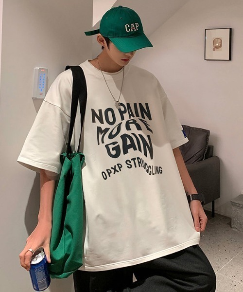 MGV（エムジーヴィー）の「フロントレタリングTシャツ（Tシャツ/カットソー・メンズ・ホワイト/ブルー/ブラック・MEDIUM/LARGE/X-LARGE）」の2枚目の写真