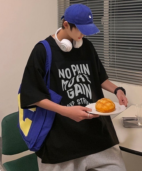 MGV（エムジーヴィー）の「フロントレタリングTシャツ（Tシャツ/カットソー・メンズ・ホワイト/ブルー/ブラック・MEDIUM/LARGE/X-LARGE）」の3枚目の写真