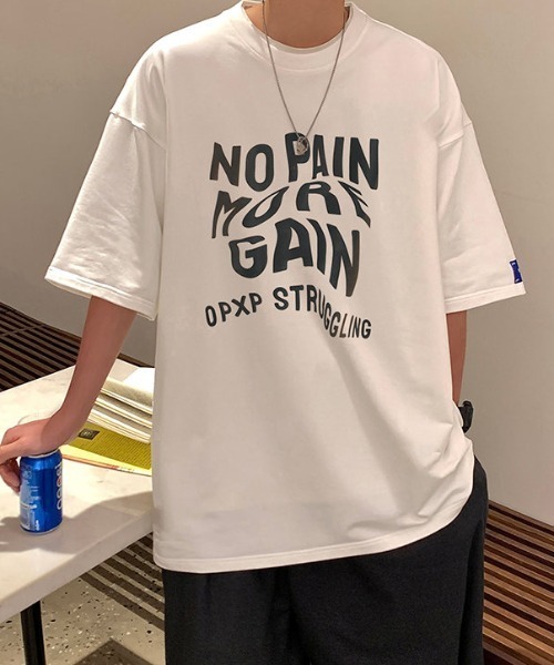 MGV（エムジーヴィー）の「フロントレタリングTシャツ（Tシャツ/カットソー・メンズ・ホワイト/ブルー/ブラック・MEDIUM/LARGE/X-LARGE）」の8枚目の写真
