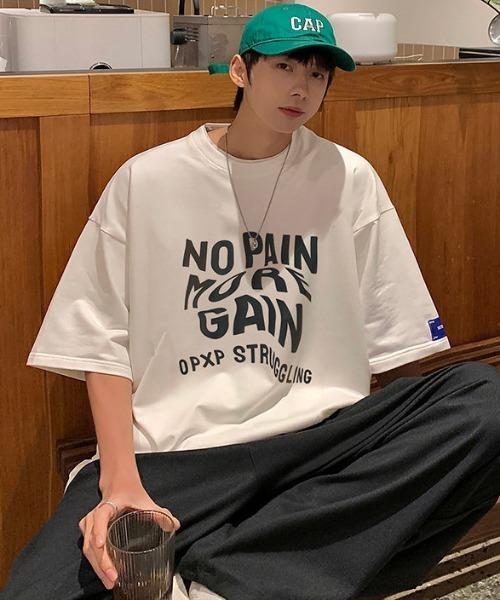 MGV（エムジーヴィー）の「フロントレタリングTシャツ（Tシャツ/カットソー・メンズ・ホワイト/ブルー/ブラック・MEDIUM/LARGE/X-LARGE）」の10枚目の写真