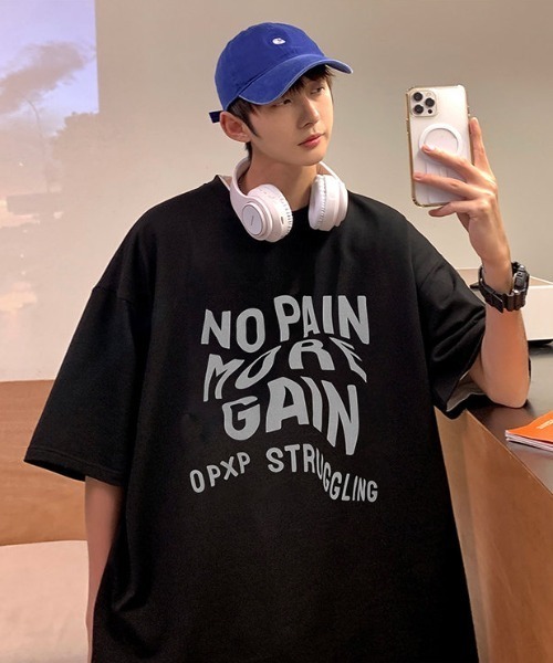 MGV（エムジーヴィー）の「フロントレタリングTシャツ（Tシャツ/カットソー・メンズ・ホワイト/ブルー/ブラック・MEDIUM/LARGE/X-LARGE）」の16枚目の写真