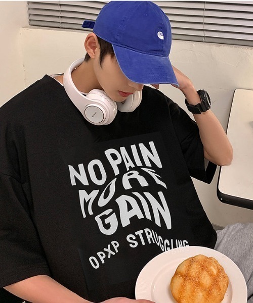 MGV（エムジーヴィー）の「フロントレタリングTシャツ（Tシャツ/カットソー・メンズ・ホワイト/ブルー/ブラック・MEDIUM/LARGE/X-LARGE）」の18枚目の写真