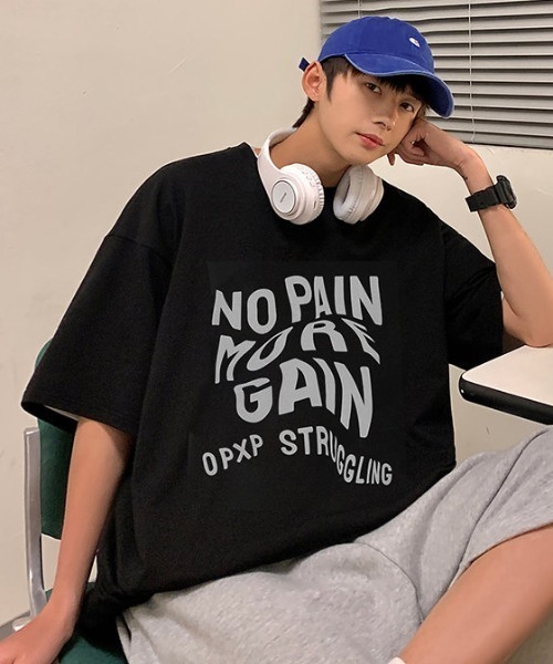 MGV（エムジーヴィー）の「フロントレタリングTシャツ（Tシャツ/カットソー・メンズ・ホワイト/ブルー/ブラック・MEDIUM/LARGE/X-LARGE）」の15枚目の写真