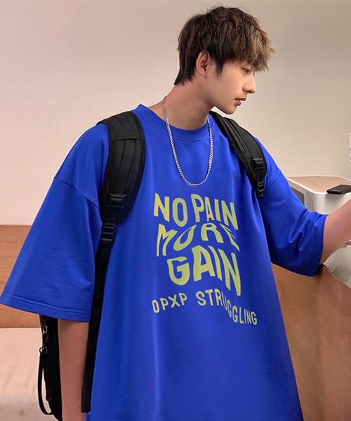 MGV（エムジーヴィー）の「フロントレタリングTシャツ（Tシャツ/カットソー・メンズ・ホワイト/ブルー/ブラック・MEDIUM/LARGE/X-LARGE）」の11枚目の写真