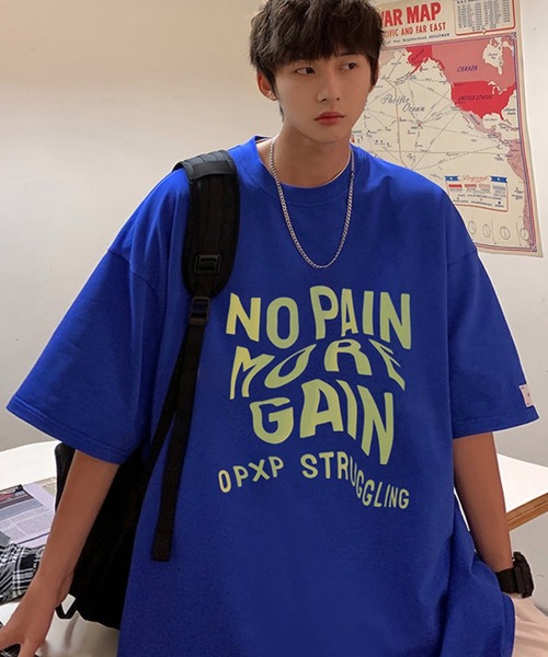MGV（エムジーヴィー）の「フロントレタリングTシャツ（Tシャツ/カットソー・メンズ・ホワイト/ブルー/ブラック・MEDIUM/LARGE/X-LARGE）」の13枚目の写真