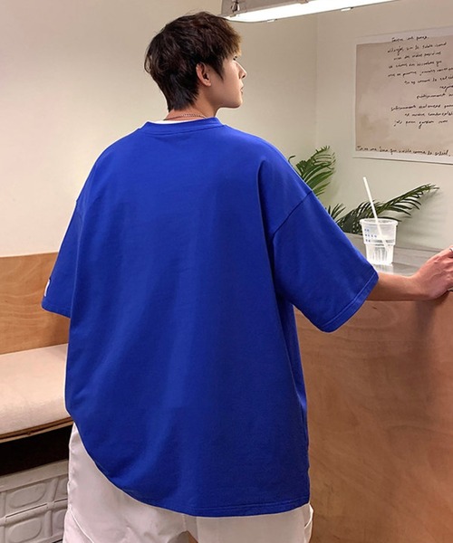 MGV（エムジーヴィー）の「フロントレタリングTシャツ（Tシャツ/カットソー・メンズ・ホワイト/ブルー/ブラック・MEDIUM/LARGE/X-LARGE）」の19枚目の写真