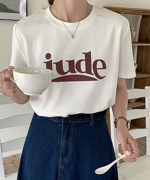 Girly Doll(ガーリードール)の「レトロロゴプリントTシャツ(Tシャツ/カットソー・レディース・ブラック/ホワイト/グレー/ピンク・M/L)」の15枚目の写真