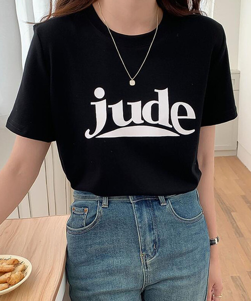 Girly Doll(ガーリードール)の「レトロロゴプリントTシャツ(Tシャツ/カットソー・レディース・ブラック/ホワイト/グレー/ピンク・M/L)」の9枚目の写真