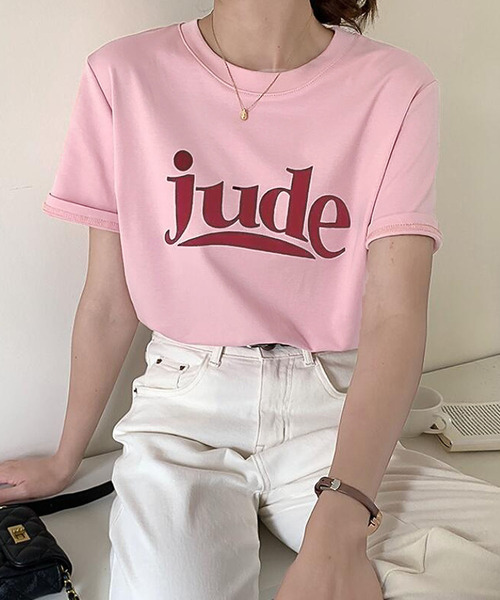 Girly Doll(ガーリードール)の「レトロロゴプリントTシャツ(Tシャツ/カットソー・レディース・ブラック/ホワイト/グレー/ピンク・M/L)」の10枚目の写真