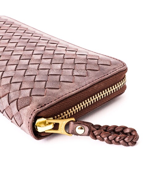 SONNE（ゾンネ）の「【SONNE/ゾンネ】SOM001 LONG ZIP WALLET（財布・メンズ・ブラック/ブラウン・FREE）」の14枚目の写真