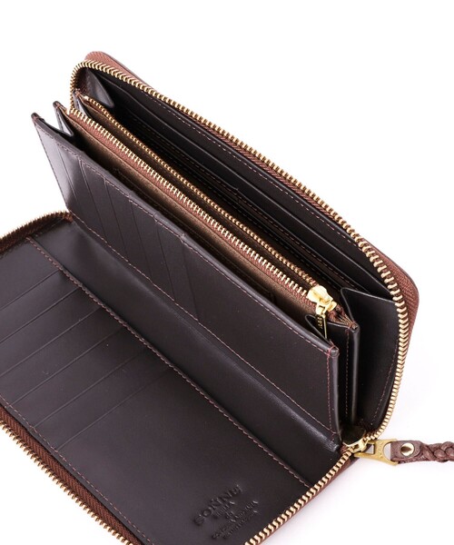 SONNE（ゾンネ）の「【SONNE/ゾンネ】SOM001 LONG ZIP WALLET（財布・メンズ・ブラック/ブラウン・FREE）」の3枚目の写真