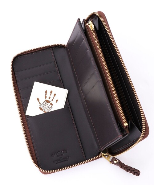 SONNE（ゾンネ）の「【SONNE/ゾンネ】SOM001 LONG ZIP WALLET（財布・メンズ・ブラック/ブラウン・FREE）」の5枚目の写真