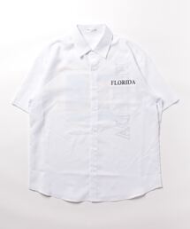 【Select】 オーバーサイズ プリントシャツ"FRORIDA"